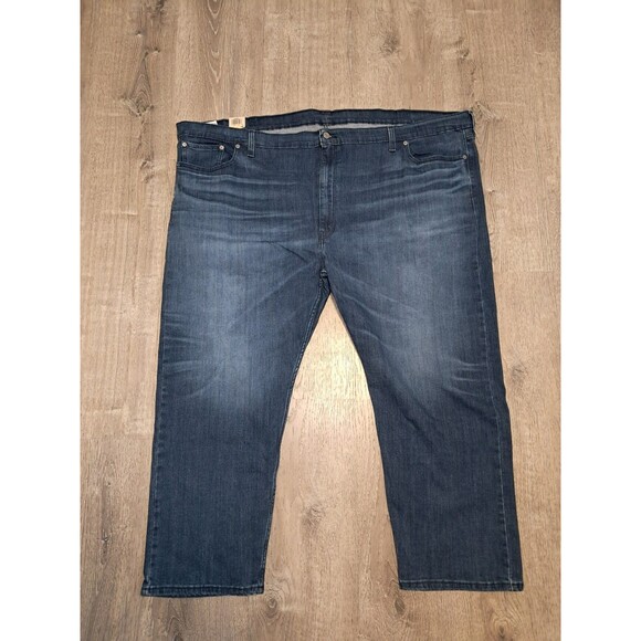 Levi's Men's 502 Taper Stretch Flex Fit Jeans Big & Tall Size 56x30 - Picture 1 of 10